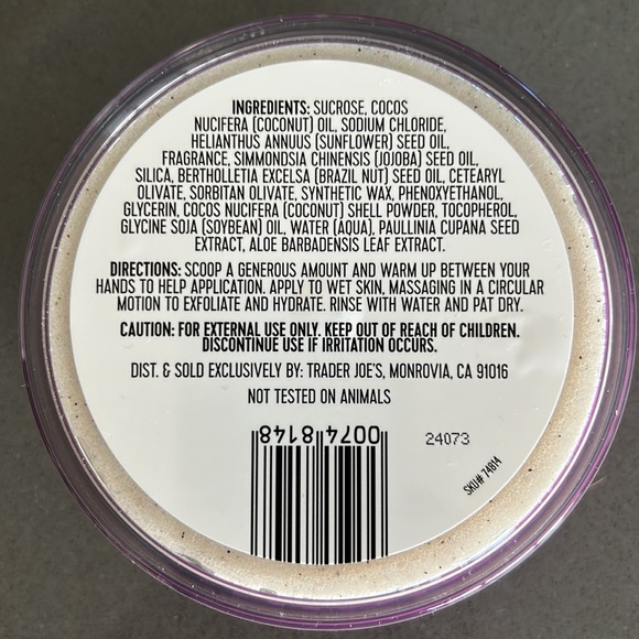 Unused Brazil nut body scrub - Picture 3 of 3